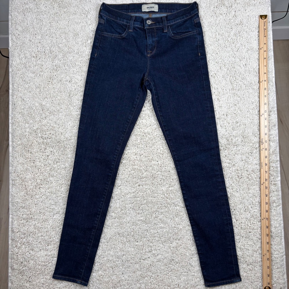 Baldwin Sophia Rinse Wash Dark Wash Skinny Jeans Women's Size 26